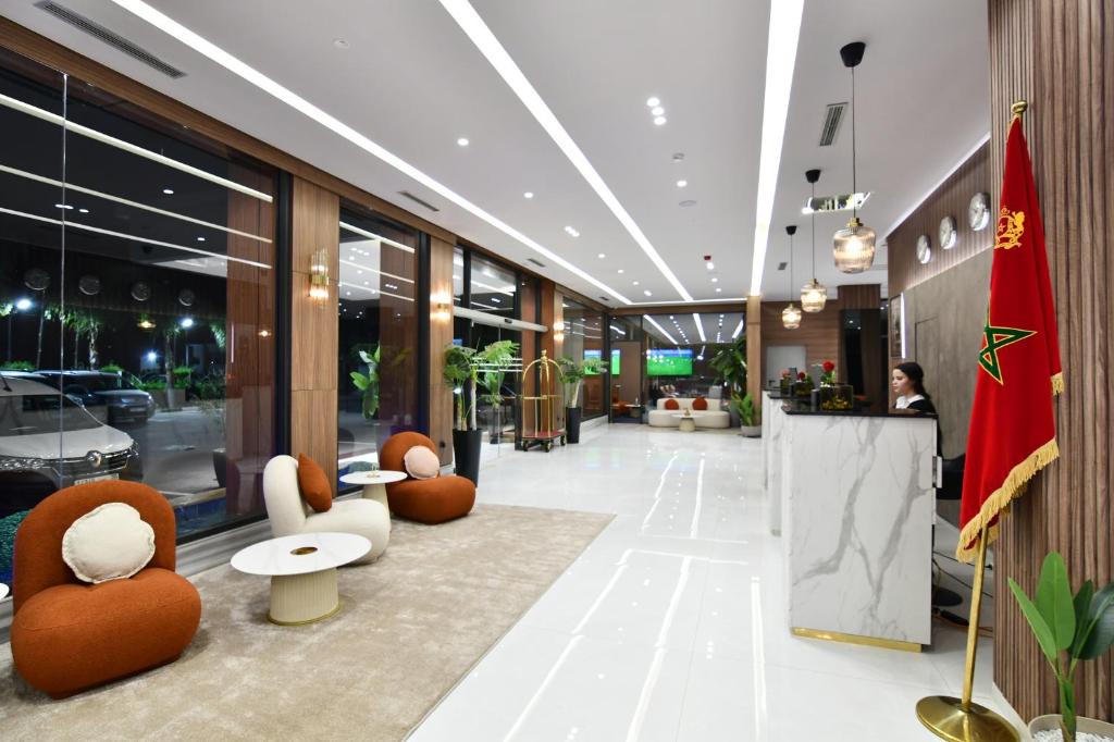 Posezení v ubytování Luxury hotel