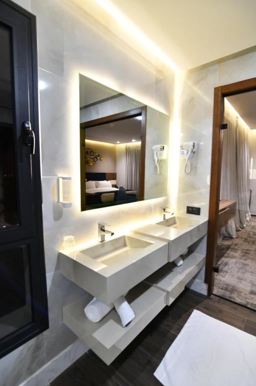 Koupelna v ubytování Luxury hotel