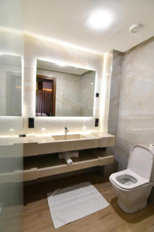Koupelna v ubytování Luxury hotel