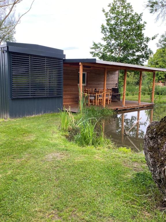 Zahrada ubytování Tiny house Františka