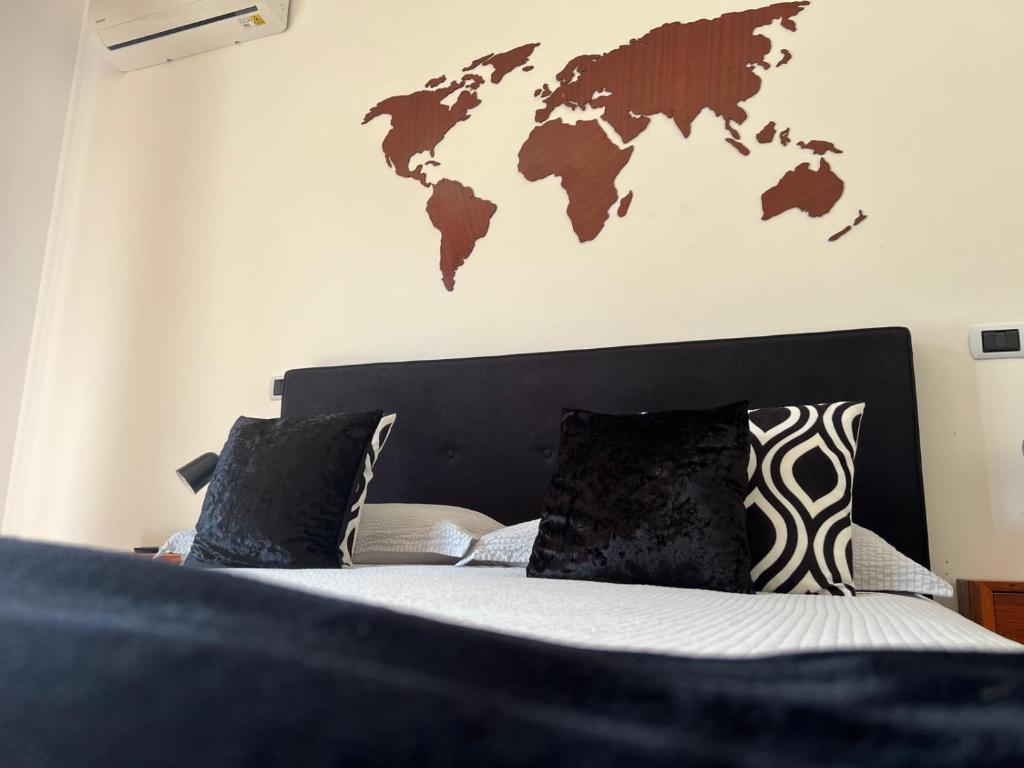 Postel nebo postele na pokoji v ubytování GUEST HOUSE IL LEONE