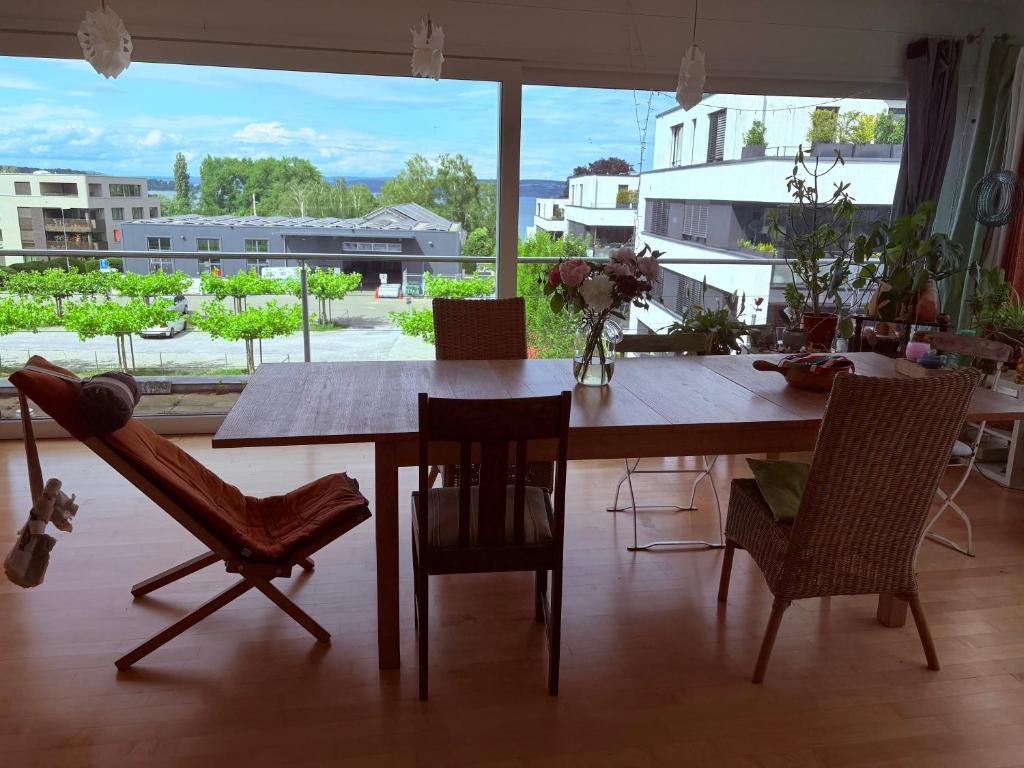 Posezení v ubytování Loft Bottighofen