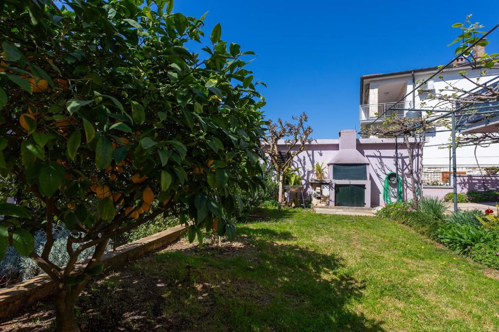 Zahrada ubytování Apartments Perka near beach
