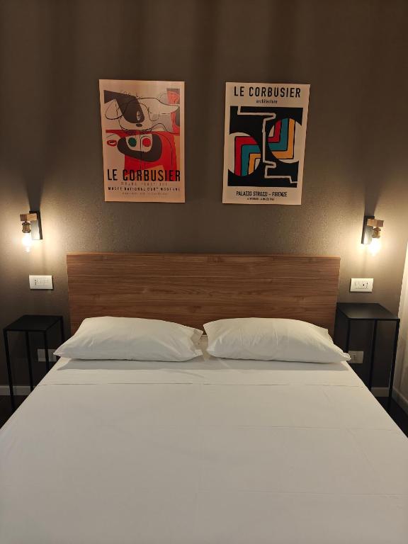 Postel nebo postele na pokoji v ubytování 3 MURA rooms