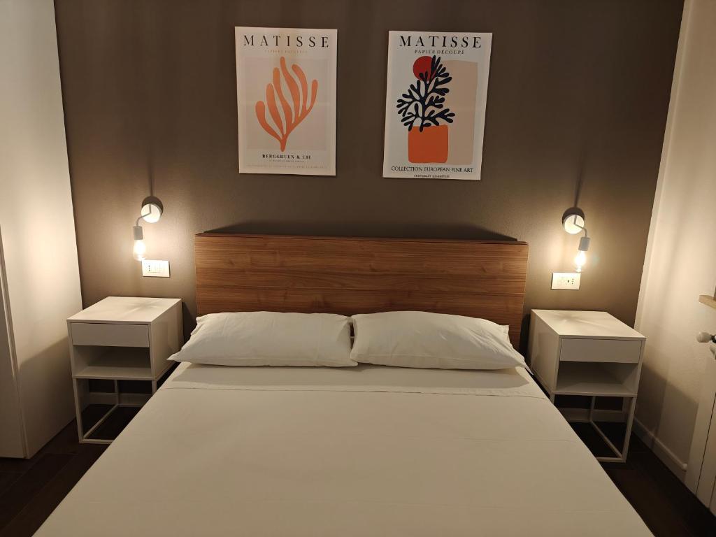 Postel nebo postele na pokoji v ubytování 3 MURA rooms