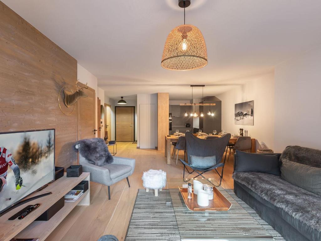 Fotografia z galérie ubytovania Appartement cosy à Rochebrune, piscine et parking - FR-1-569-58 v destinácii Megève