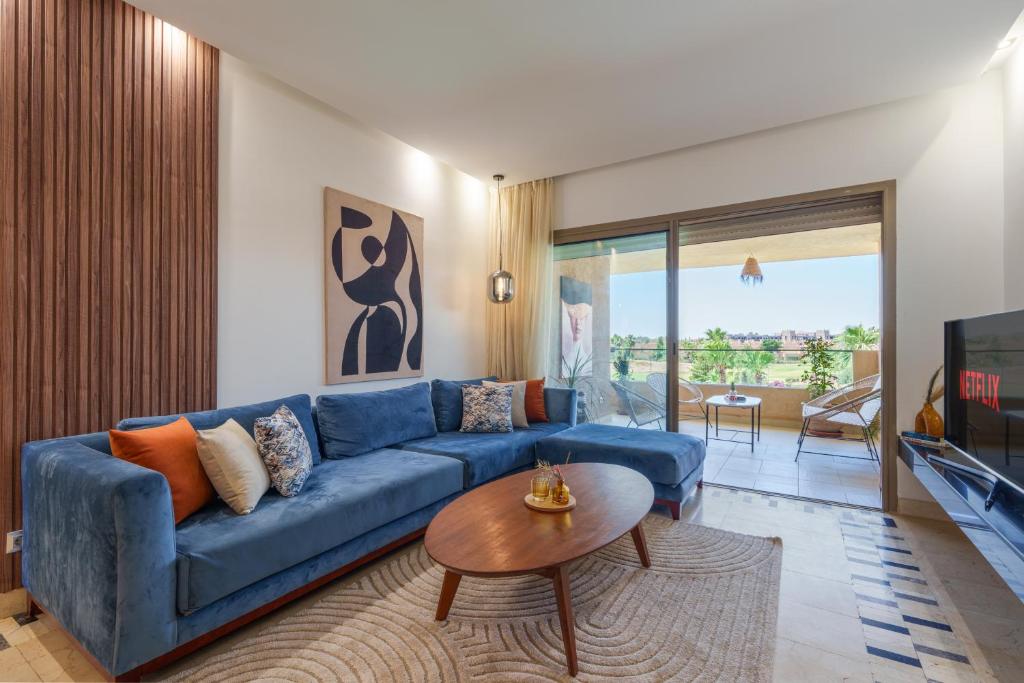 Posezení v ubytování Alma Prestigia Appartments