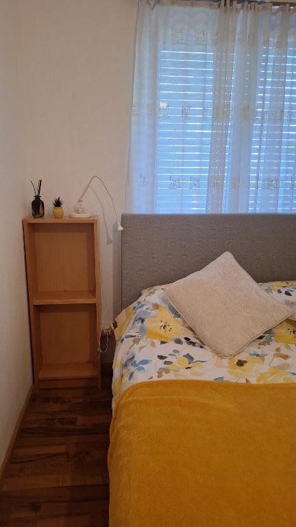 Postel nebo postele na pokoji v ubytování "Anna "Ferienwohnung nähe Universität