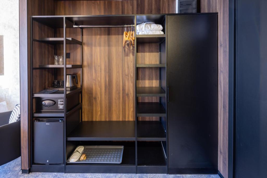 Η κουζίνα ή μικρή κουζίνα στο Nobel Design Hotel