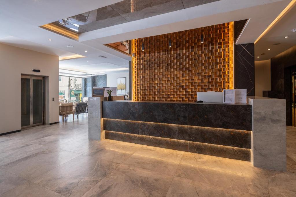 Χώρος καθιστικού στο Nobel Design Hotel
