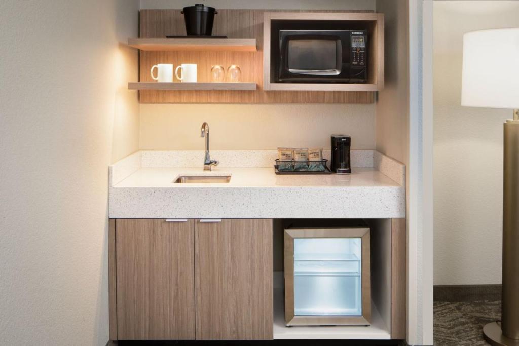 Köök või kööginurk majutusasutuses SpringHill Suites by Marriott Dallas Downtown / West End