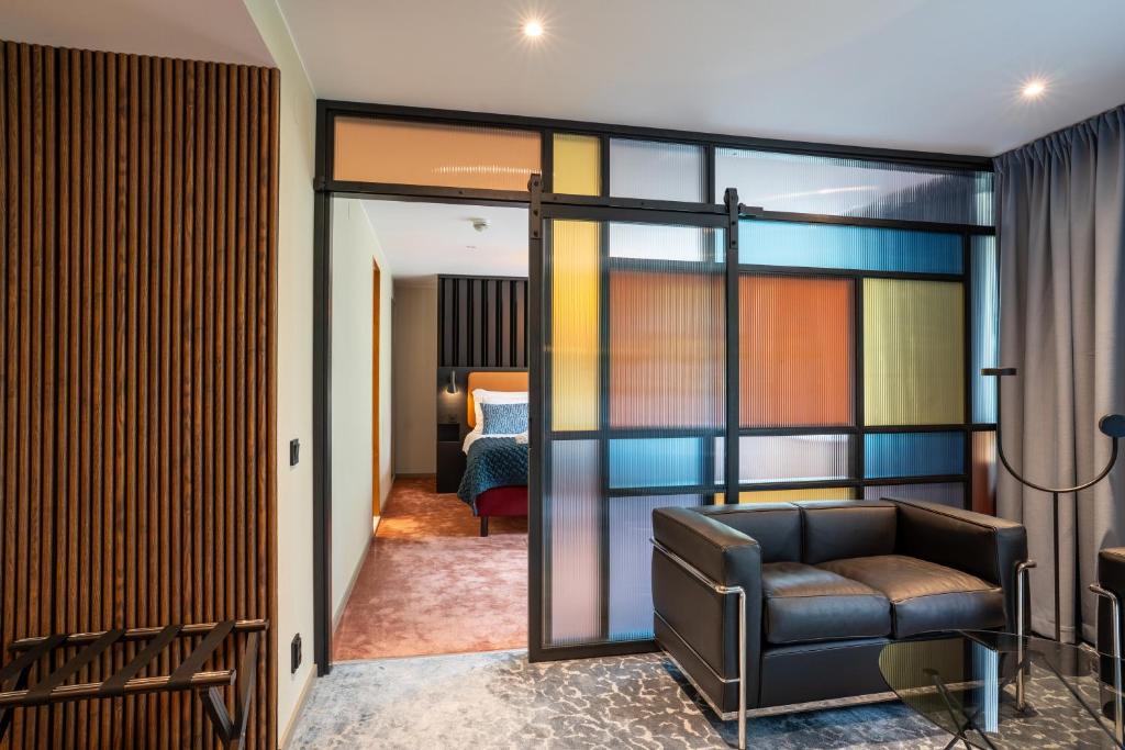 Posezení v ubytování ProfilHotels Aveny