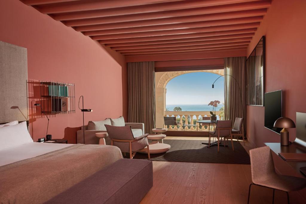 Postel nebo postele na pokoji v ubytování Hotel Calatrava