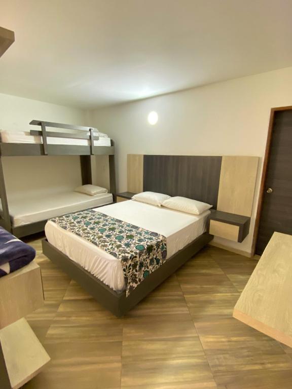 Postel nebo postele na pokoji v ubytování Hotel La Bastida
