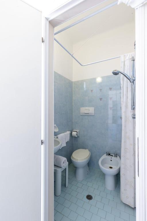 Koupelna v ubytování Hotel Sole