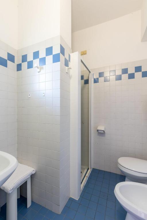 Koupelna v ubytování Hotel Sole