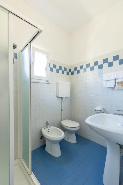 Koupelna v ubytování Hotel Sole