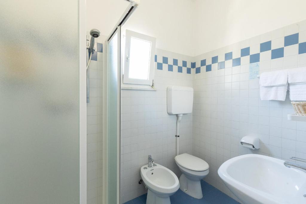 Koupelna v ubytování Hotel Sole