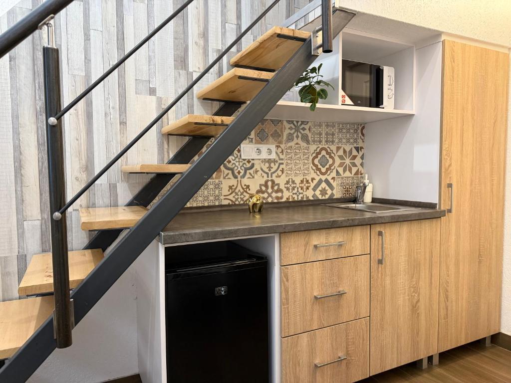 Kuchyňa alebo kuchynka v ubytovaní KM33 Apartments - Budapest - hostAID