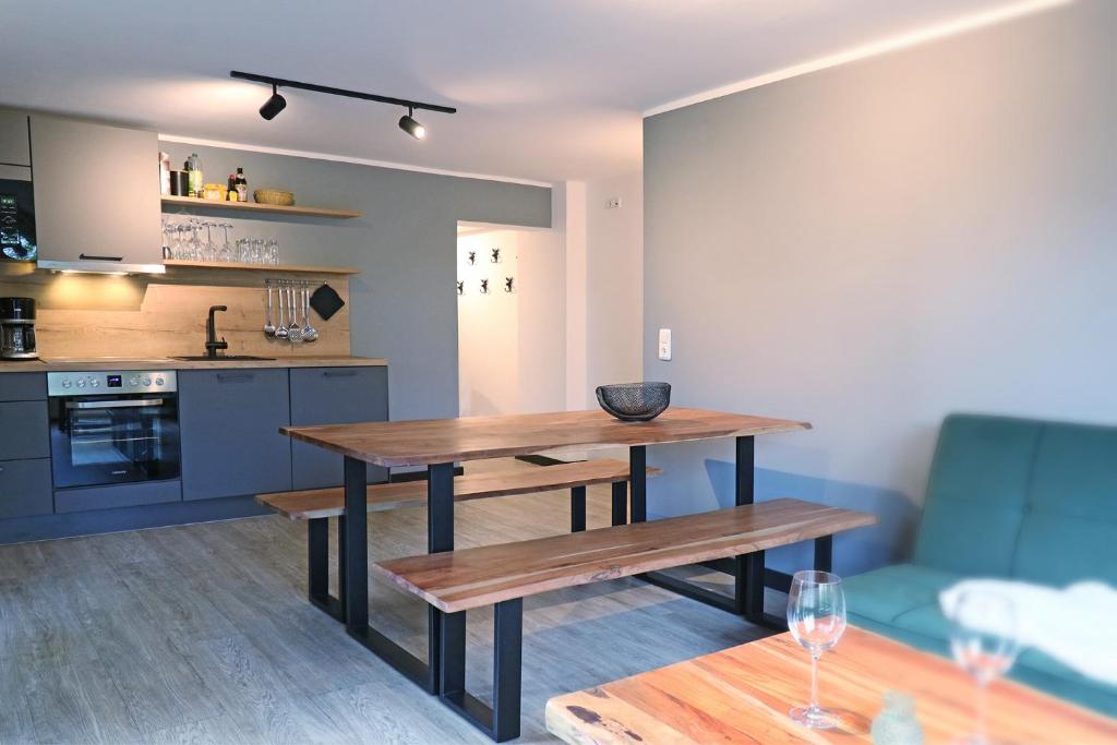 Kuchyň nebo kuchyňský kout v ubytování Harzbeat