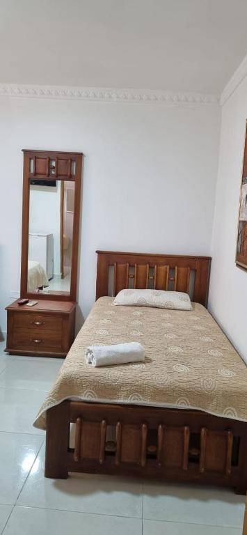 Ένα ή περισσότερα κρεβάτια σε δωμάτιο στο Hotel Makai SAS