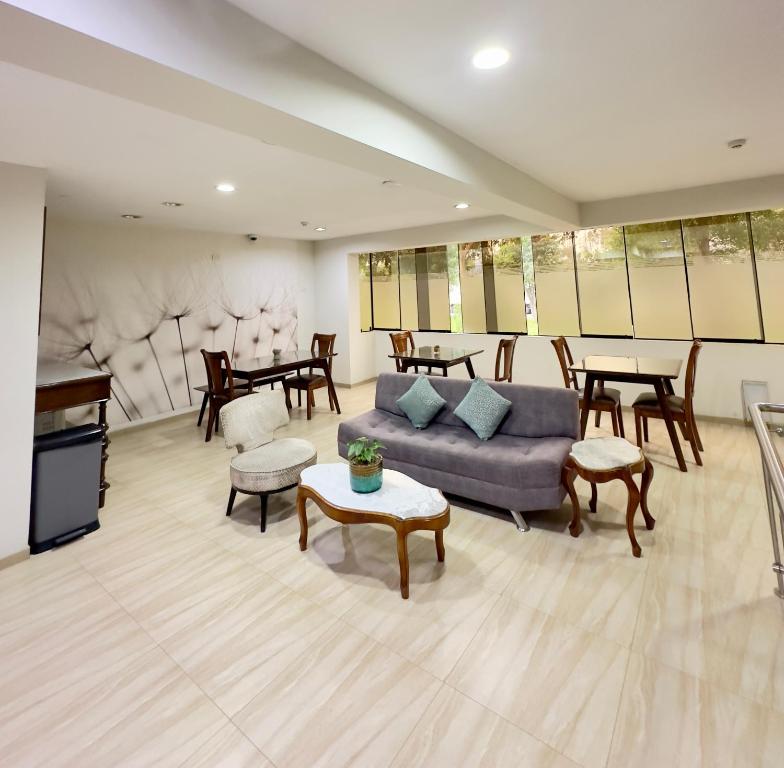 Posezení v ubytování Hotel Esencia Suites