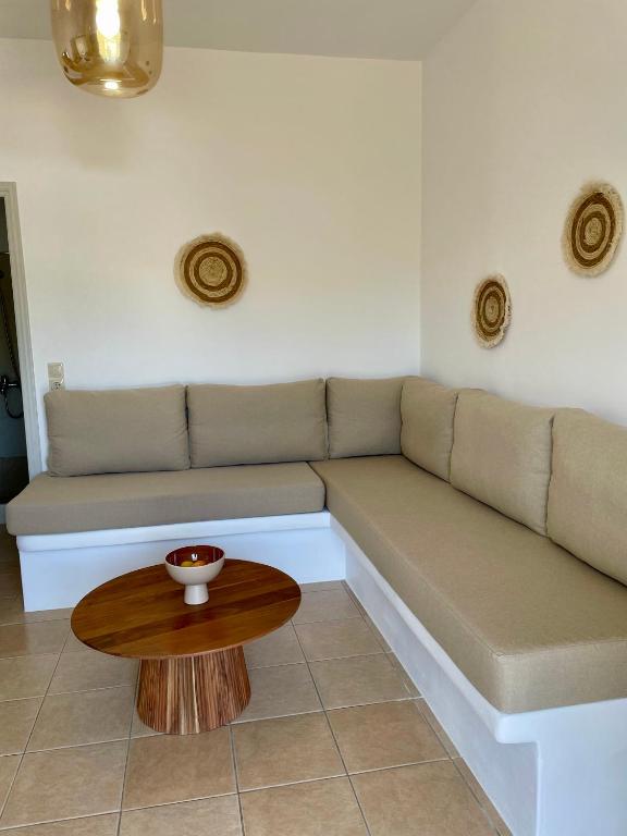 Posezení v ubytování Mare Monte Studios Naxos