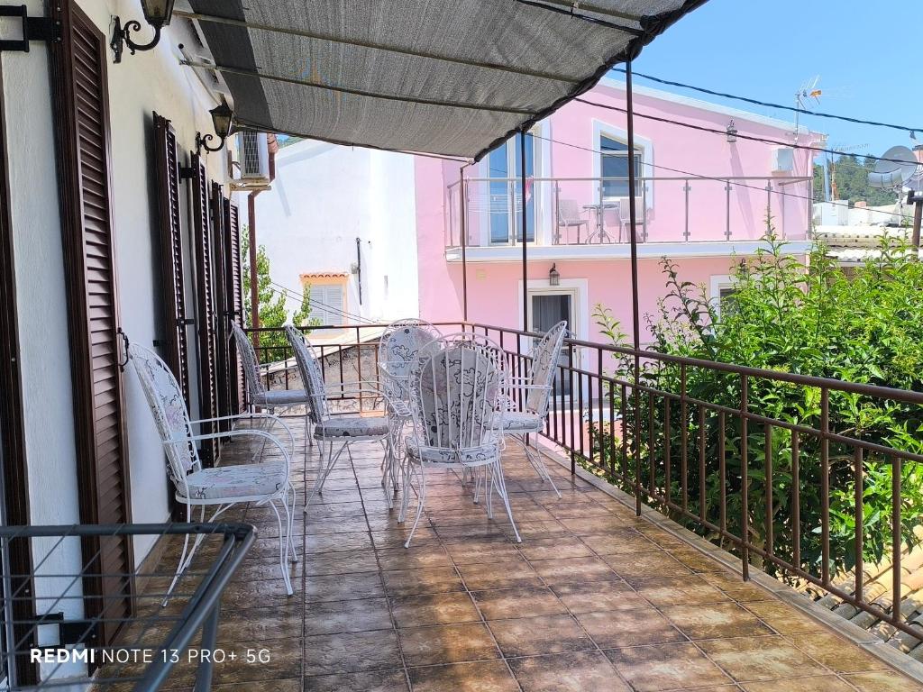 Balkón nebo terasa v ubytování Poseidon Apartments