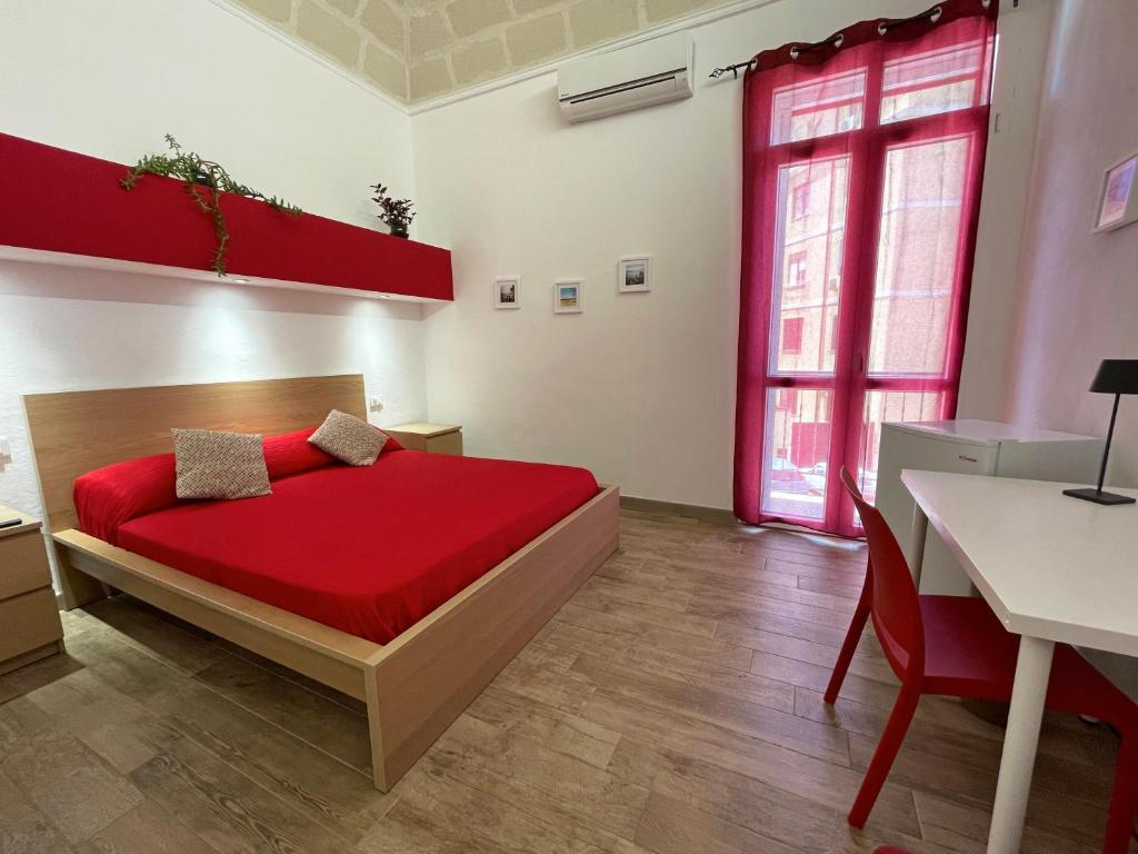 Posteľ alebo postele v izbe v ubytovaní Sea View Teti Rooms & Apts