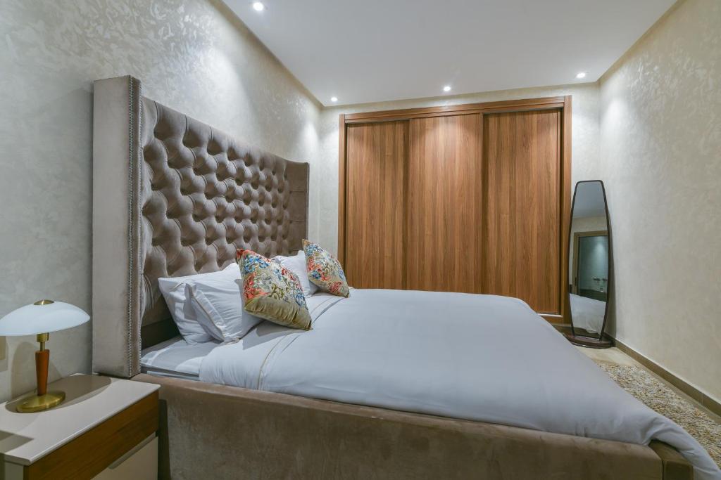 Postel nebo postele na pokoji v ubytování Appartement Belle Vue Agadir