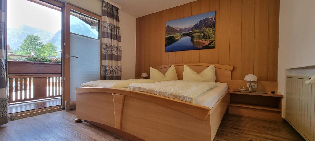 Postel nebo postele na pokoji v ubytování Haus Kirchmaier