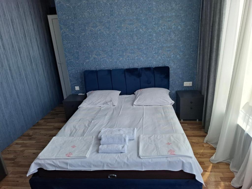 Postel nebo postele na pokoji v ubytování Sea