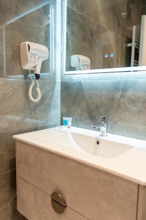 Koupelna v ubytování Hotel 5 Stinet