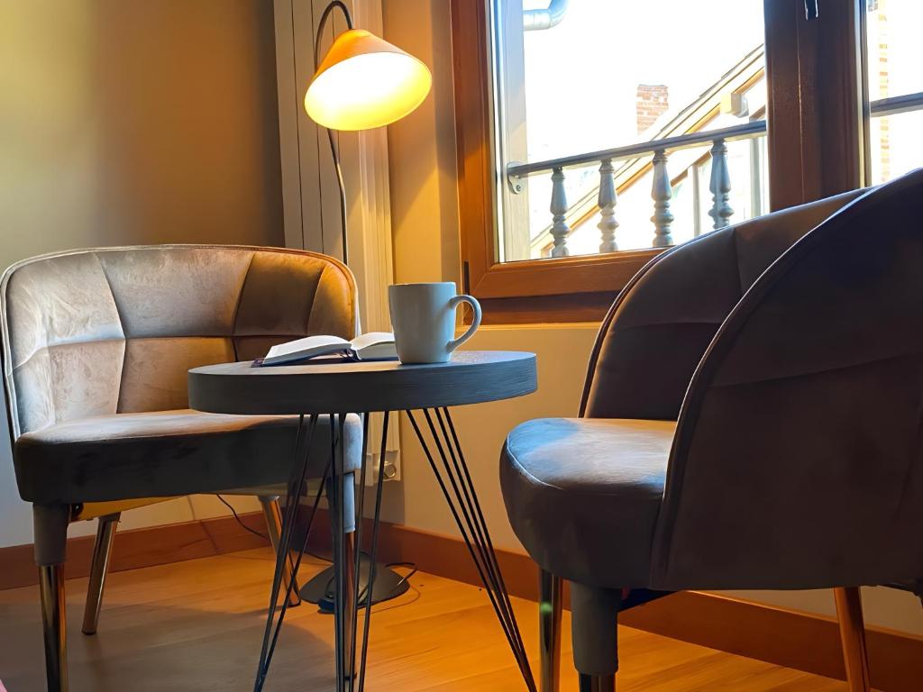 Χώρος καθιστικού στο Picos de Europa Suites and Rooms