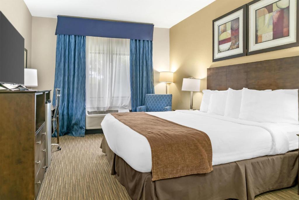 Best Western Port Huron Blue Water Bridge - King Room With Roll-In Shower - Disability Access
