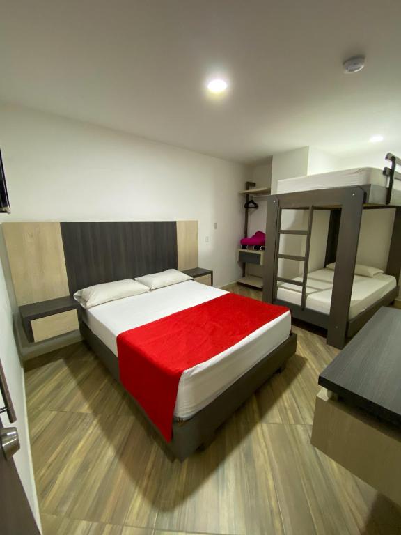 Postel nebo postele na pokoji v ubytování Hotel La Bastida