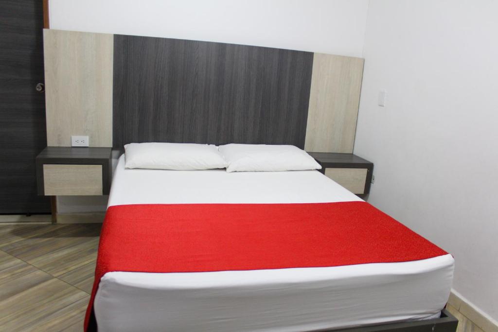 Postel nebo postele na pokoji v ubytování Hotel La Bastida