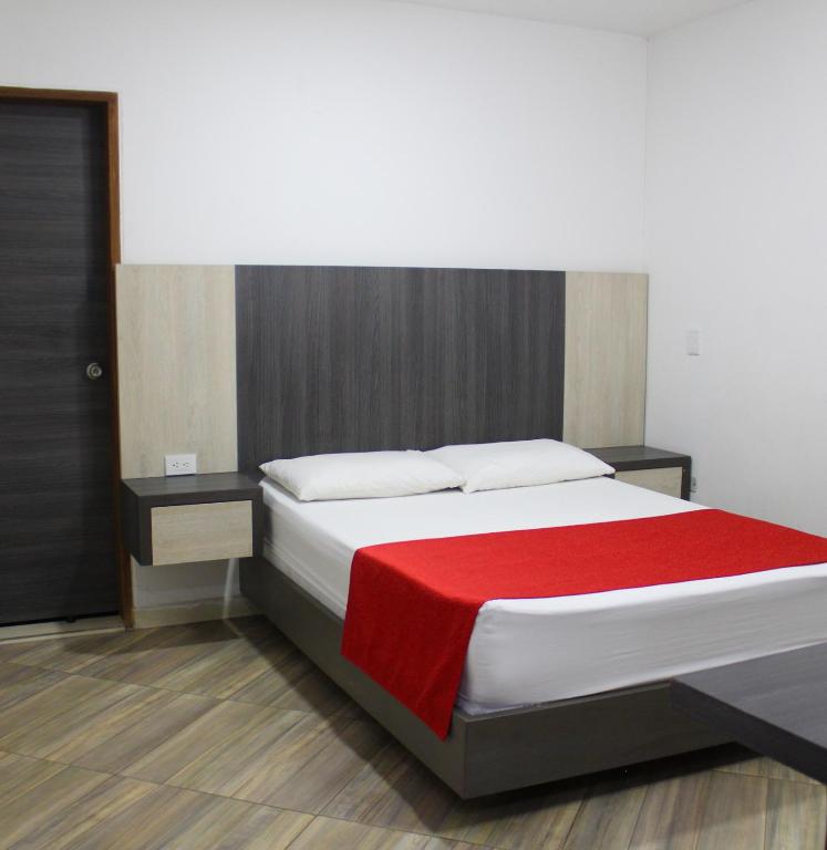 Postel nebo postele na pokoji v ubytování Hotel La Bastida