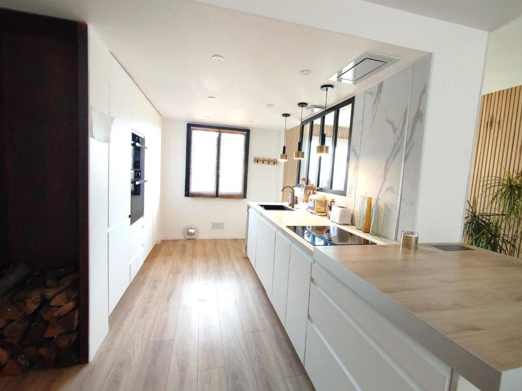 Køkken eller tekøkken på La maison des moments