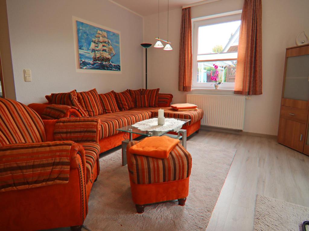 Posezení v ubytování Apartment house Nicole, Zinnowitz