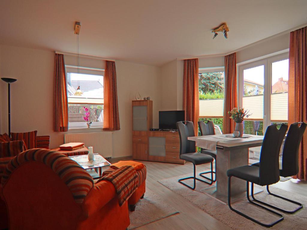 Posezení v ubytování Apartment house Nicole, Zinnowitz