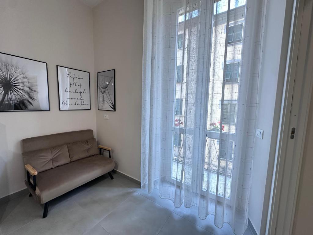 Posezení v ubytování Casa di Priam