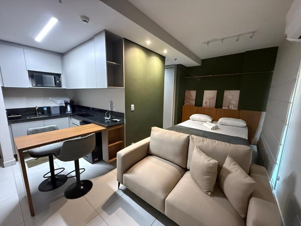 Η κουζίνα ή μικρή κουζίνα στο Apartment 63 - Green