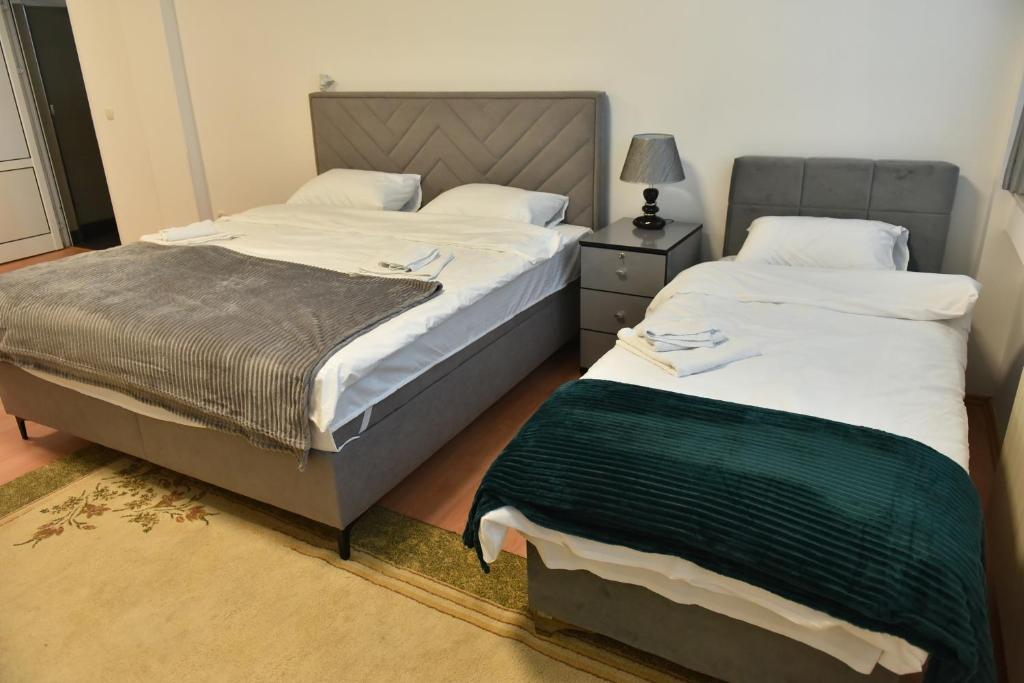 Postel nebo postele na pokoji v ubytování Peron