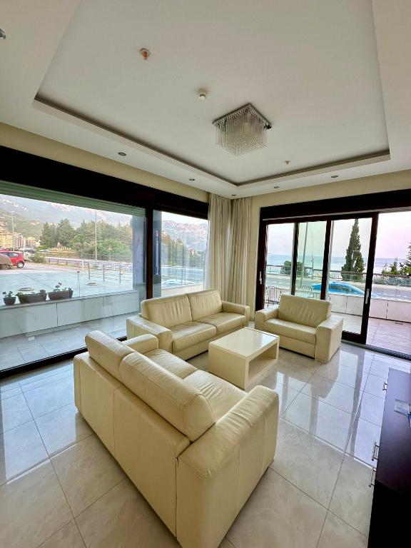 Posezení v ubytování Shine residence