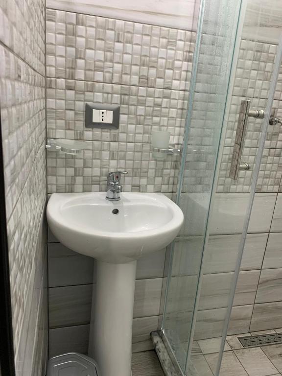 Koupelna v ubytování Casa