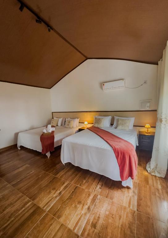 Postel nebo postele na pokoji v ubytování Villa Allma