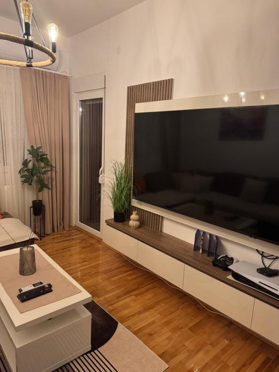 TV a/nebo společenská místnost v ubytování Apartman Golden Crown