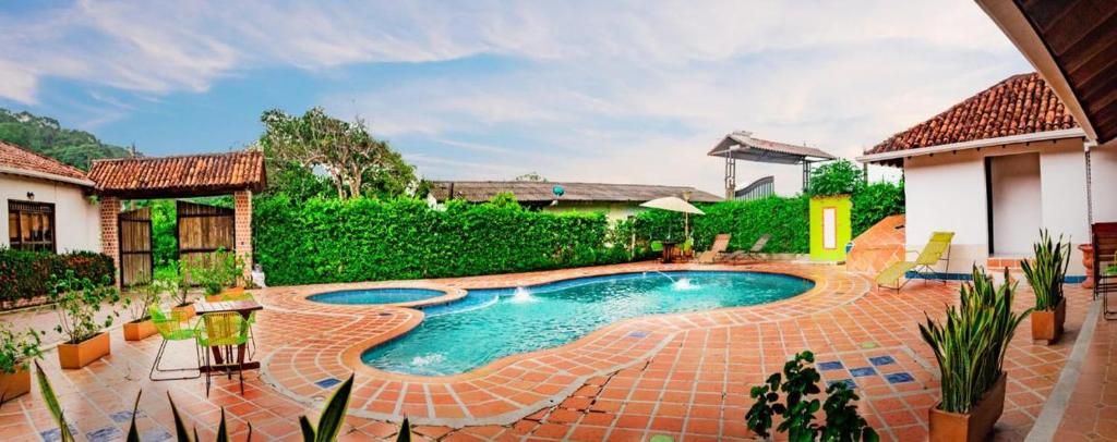 Бассейн в Hotel Boutique San Mateo Campestre или поблизости