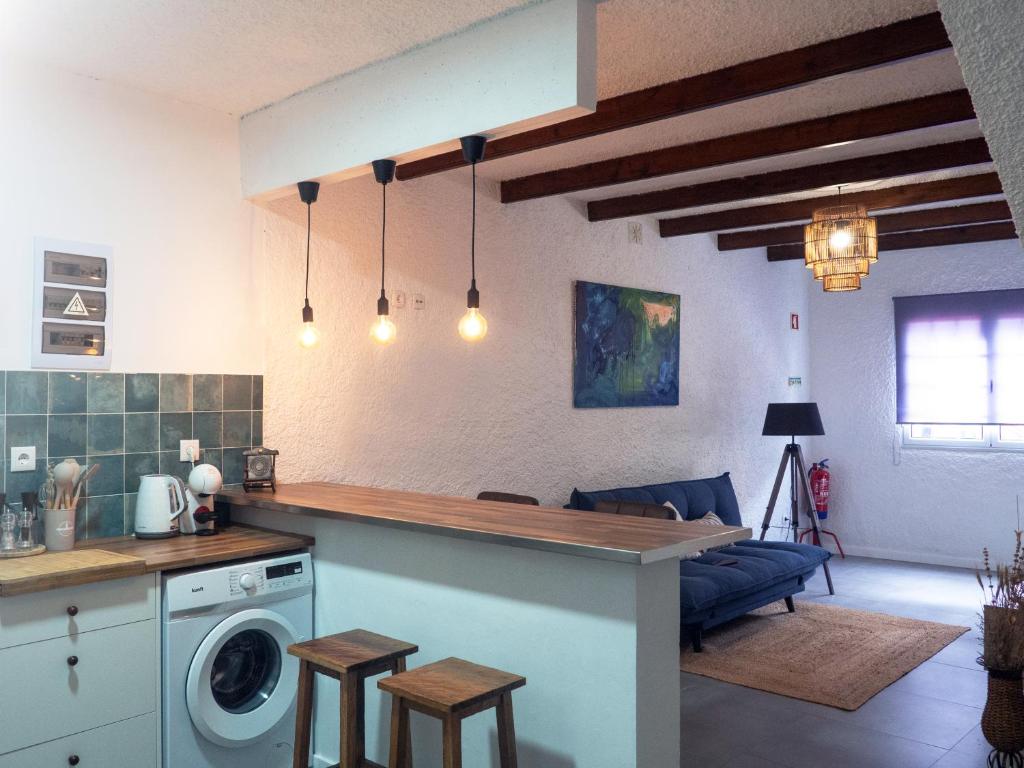 Kuchyň nebo kuchyňský kout v ubytování Concha Beach House